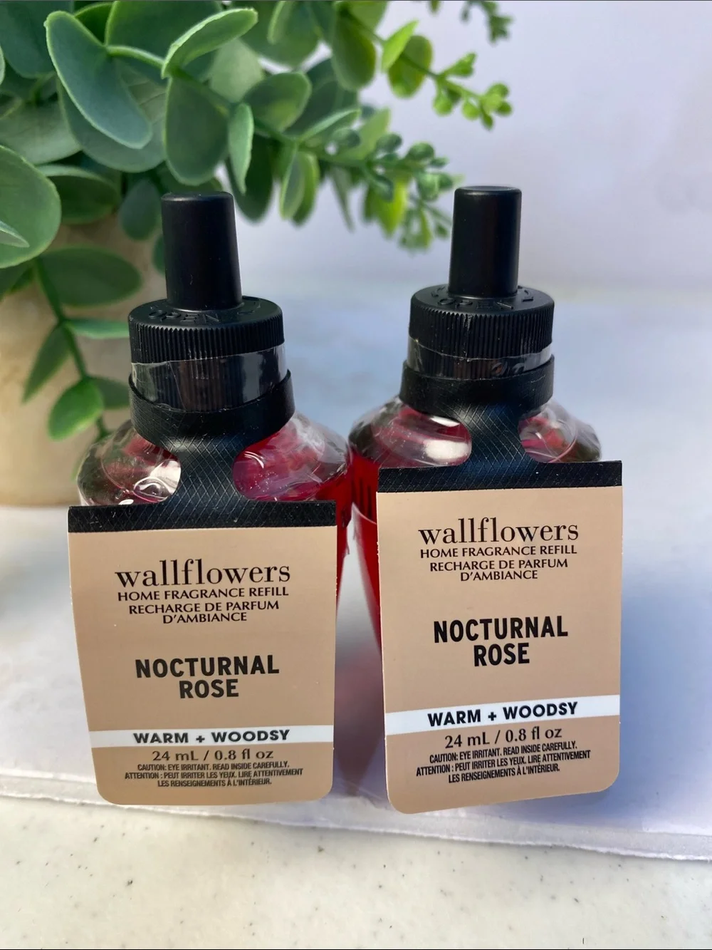 “Nocturnal Rose” Bath & Body Works 2 New & Sealed Wallflower refills